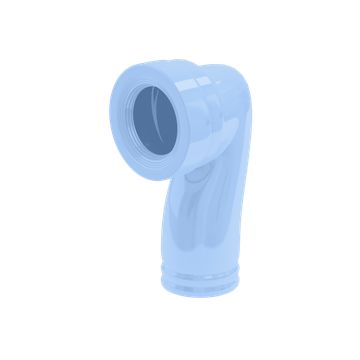 Bespoke Enchanted Blue Ceramic Trap | SKU C26ENCH | Burlington Bathrooms by Burlington