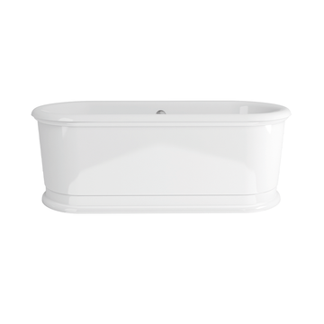 London Round Double Ended Bath (London Round Soaking Tub) | SKU E18 | Burlington Bathrooms by Burlington
