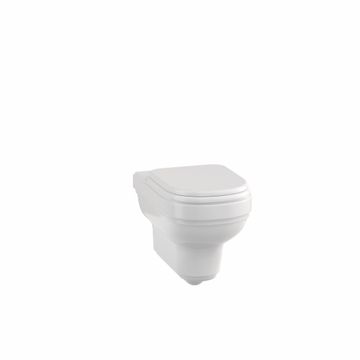 Riviera Wall Hung WC | SKU RIV13 - RIV.025 | Burlington Bathrooms by Burlington