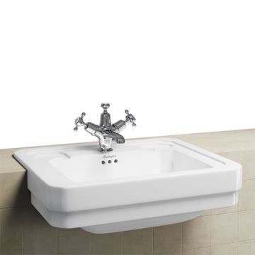 Semi Recessed Basin (1 tap hole) | SKU B121TH | Burlington Bathrooms by Burlington