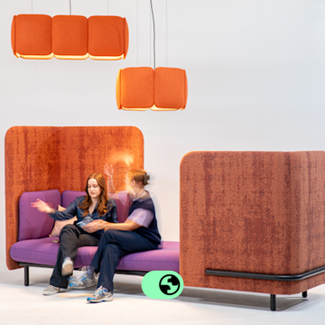 Acoustic Lighting & Sound Absorbing Pendant Lights by BuzziSpace