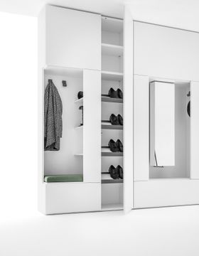 Hallway closet by Caccaro