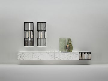Modular units with lights by Caccaro
