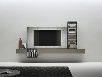 TV Frame in Kera Invisible White by Caccaro