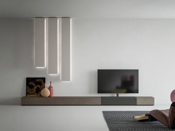 TV furniture with ceiling Pillars by Caccaro