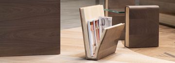 “Tomi de Legn” magazine rack by Cadorin Group