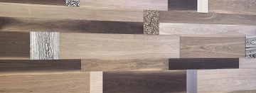 Wall coverings with decorations and inserts by Cadorin Group