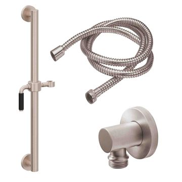 30" Grab Bar Handshower Kit - Matte Black Lever Handle with Line Base by California Faucets