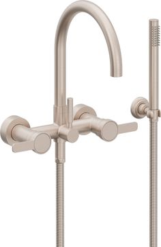 Contemporary Wall Mount Tub Filler - 1106-XX.FR by California Faucets