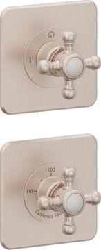 StyleTherm Vista™ Trim Only with 1-Outlet Control, Installs Vertical or Horizontal by California Faucets