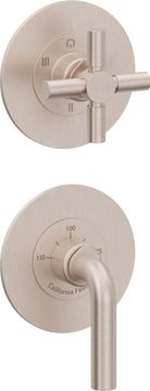 StyleTherm Vista™ Trim Only with 3-Outlet Control, Installs Vertical or Horizontal by California Faucets