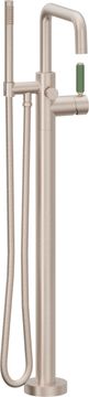 Contemporary Single Hole Floor Mount Tub Filler - Quad Spout - 1211-XX.FR by California Faucets