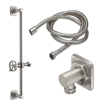 Slide Bar Handshower Kit - Wheel Handle by California Faucets