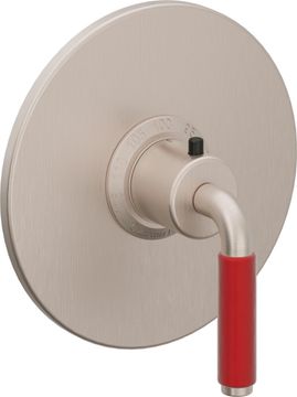 StyleTherm 3/4" Thermostatic Trim Only - Red Lever by California Faucets