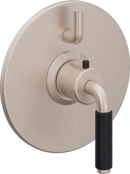 StyleTherm Trim Only with Single Volume Control - Art Deco Lever by California Faucets