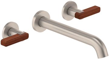 Two Handle Lavatory Wall Faucet Trim Only by California Faucets