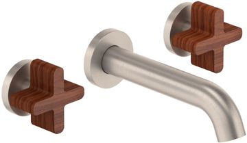 Two Handle Lavatory Wall Faucet Trim Only by California Faucets