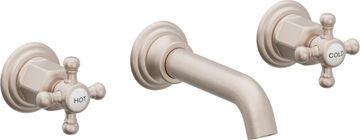 Two Handle Lavatory Wall Faucet Trim Only by California Faucets