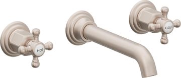 Two Handle Lavatory Wall Faucet Trim Only by California Faucets
