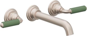 Two Handle Lavatory Wall Faucet Trim Only by California Faucets