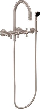 Wall Mount Tub Filler with Handshower - C108XS-ETW.FR by California Faucets