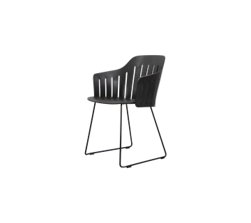 Choice chair with sled legs by Cane-line