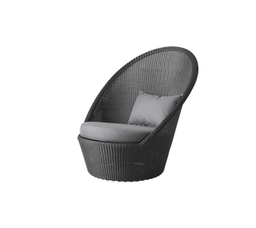 Kingston sunchair w/wheels by Cane-line