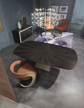 2019 - Extending oval table by Carpanelli - view 3