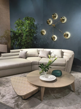 CIRCLE - Round coffee table for living room by Carpanelli - view 3