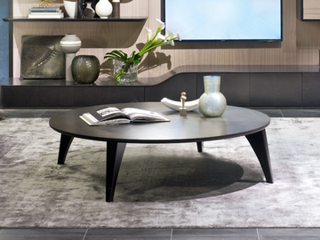 CIRCLE - Round coffee table for living room by Carpanelli - view 2