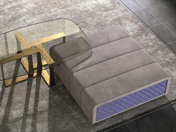 CUBE - Rectangular pouf by Carpanelli - view 2