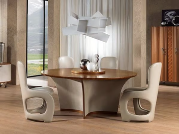 DESYO - Round table with Lazy Susan by Carpanelli - view 2