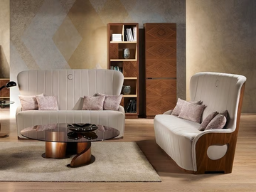 GALILEO - 2 seater leather sofa by Carpanelli - view 2