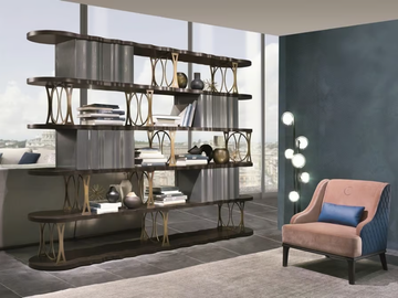 MISTRAL - Open double-sided bookcase by Carpanelli - view 2