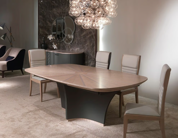 DESYO - Oval sycomoro table by Carpanelli - view 2