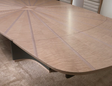DESYO - Oval sycomoro table by Carpanelli - view 3