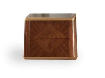 DESYO - Rectangular wooden bedside table by Carpanelli - view 2