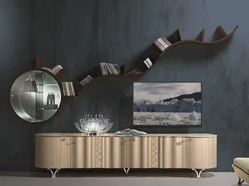 MISTRAL - Contemporary style wooden sideboard with doors by Carpanelli - view 2