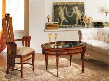 BACHECA - Oval coffee table by Carpanelli - view 2