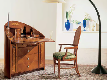 TRUMEAU NEOCLASSICO - Neoclassical style cherry wood chest of drawers by Carpanelli - view 3