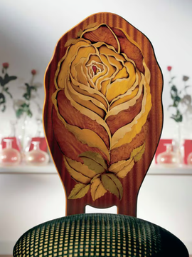 ROSA GIALLA - Mahogany chair by Carpanelli - view 2