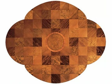 QUADRIFOGLIO - Cherry wood dining table by Carpanelli - view 2