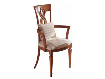 TRECCIA - Walnut chair by Carpanelli - view 3
