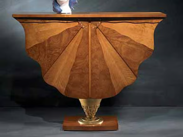 ALI DI FARFALLA - Rectangular briar console table by Carpanelli - view 3