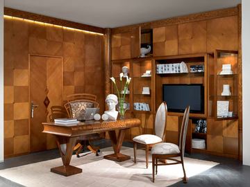 Boiserie - Walnut boiserie / door by Carpanelli - view 3