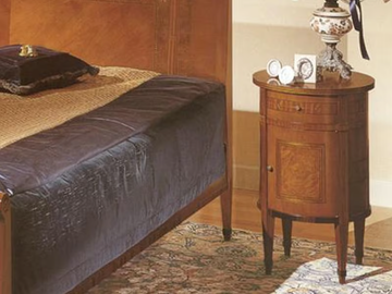AURORA - Round bedside table with drawers by Carpanelli - view 3