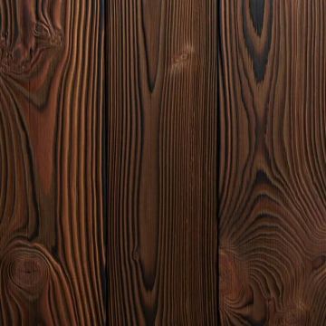Burnt Brushed Douglas Wall Cladding | Le Velouté | CarréSol Éditions by CarréSol Éditions