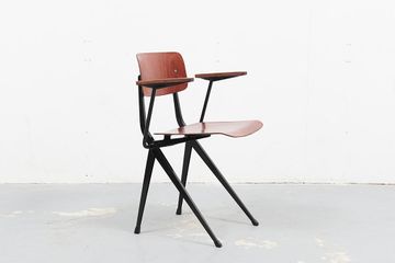 Chaise Marko 202 "Spinstoel" accoudoirs by Cartel de Belleville
