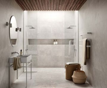 Metropolis - Porcelain stoneware wall/floor tiles with concrete effect by Casalgrande Padana