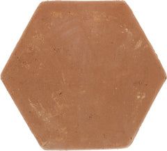 7.75 in. Unsealed Hexagon - Spanish Mission Red Floor Tile by Casatile